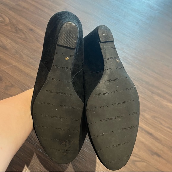 Via Spiga Harrison Suede Wedge Booties - Picture 4 of 7